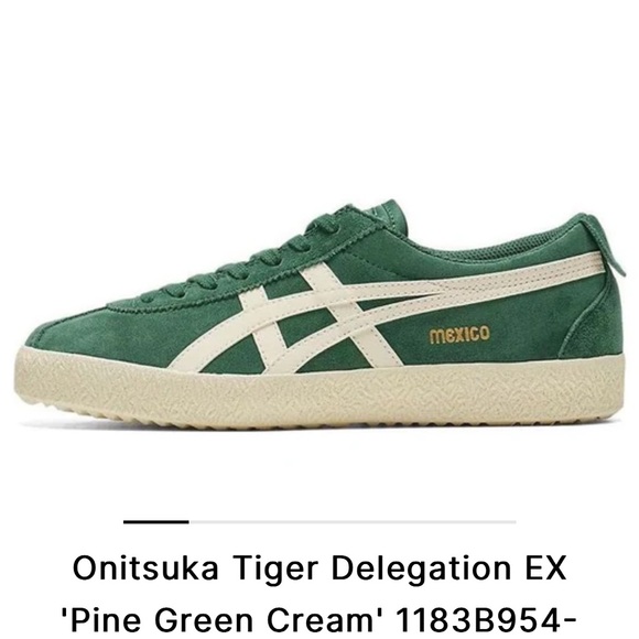 Stunning green pine onitsuka tiger Mexico 66 shoes in a EU 37.5. This is unisex - Picture 2 of 3